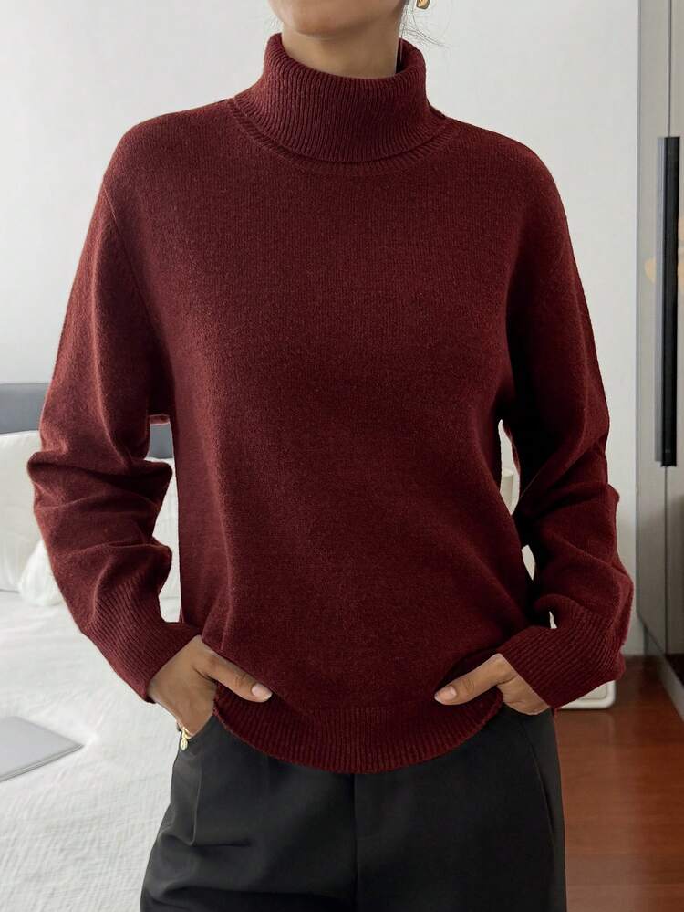 Women's Business Casual Turtleneck Sweater