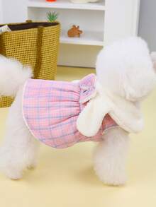 PETSIN Quần áo thú cưng, Váy cho chó, Váy công chúa, Quần áo bông mùa thu đông, Váy cho động vật nhỏ, Váy đầm dễ thương, Phụ kiện cho mèo, Phụ kiện cho mèo, Quần áo cho mèo, Giày cho chó, Phụ kiện cho mèo trong nhà, Đồ dùng cho mèo, Giáng sinh, Đồ dùng và phụ kiện cho thú cưng, Trang phục Halloween cho chó, Trang phục cho chó, Đồ dùng và phụ kiện cho chó con, Đồ dùng cho chó nhỏ, Trang phục Halloween - Hồng - Xem 5