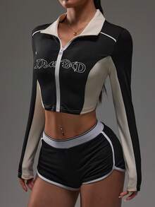 Dewbera Women's Casual Street Style Sports Jacket - Multicolor - View 5