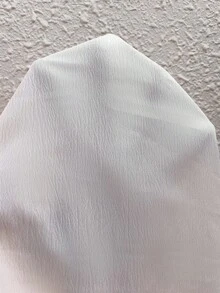 SHEIN PETITE 法式优雅编织常规版型白色女式长裤，夏季新品 - 白色 - 查看 3