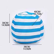 1 Paket Tas Penyimpanan Mainan Mewah Bergaris, Penutup Kursi Kapasitas Besar dengan Desain Pegangan, Bahan Poliester Berkualitas Tinggi, Tas Penyimpanan Selimut Multifungsi dengan Resleting, Tas Penyimpanan Mainan Mewah, Tas Sofa Bergaris, Tas Penyimpanan Selimut Kapasitas Besar dengan Resleting untuk Perjalanan, Tas Penyimpanan Mainan Multifungsi dari Kanvas, Perlengkapan Selimut dan Perjalanan, Kotak Penyimpanan untuk Mengatur Rumah - MultiWarna - View 16