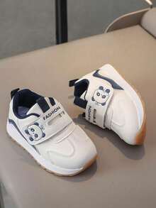 Zapatos mocasines infantiles de cuero sintético con dibujos animados, zapatos para niña, tenis para niño, tenis para niña, tenis de niña, tenis de niño, zapatillas sin cordones para jóvenes, adecuados para actividades al aire libre para el uso diario informal zapatos de niña. - Azul - Ver 2