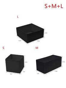 1/3/6/9/12 Packungen faltbare Stoffaufbewahrungsboxen, Kleiderschrank-Organizer, Stoffkörbe und -behälter, Einteilungen für Kleidung, Unterwäsche, BHs, Socken, Wäsche