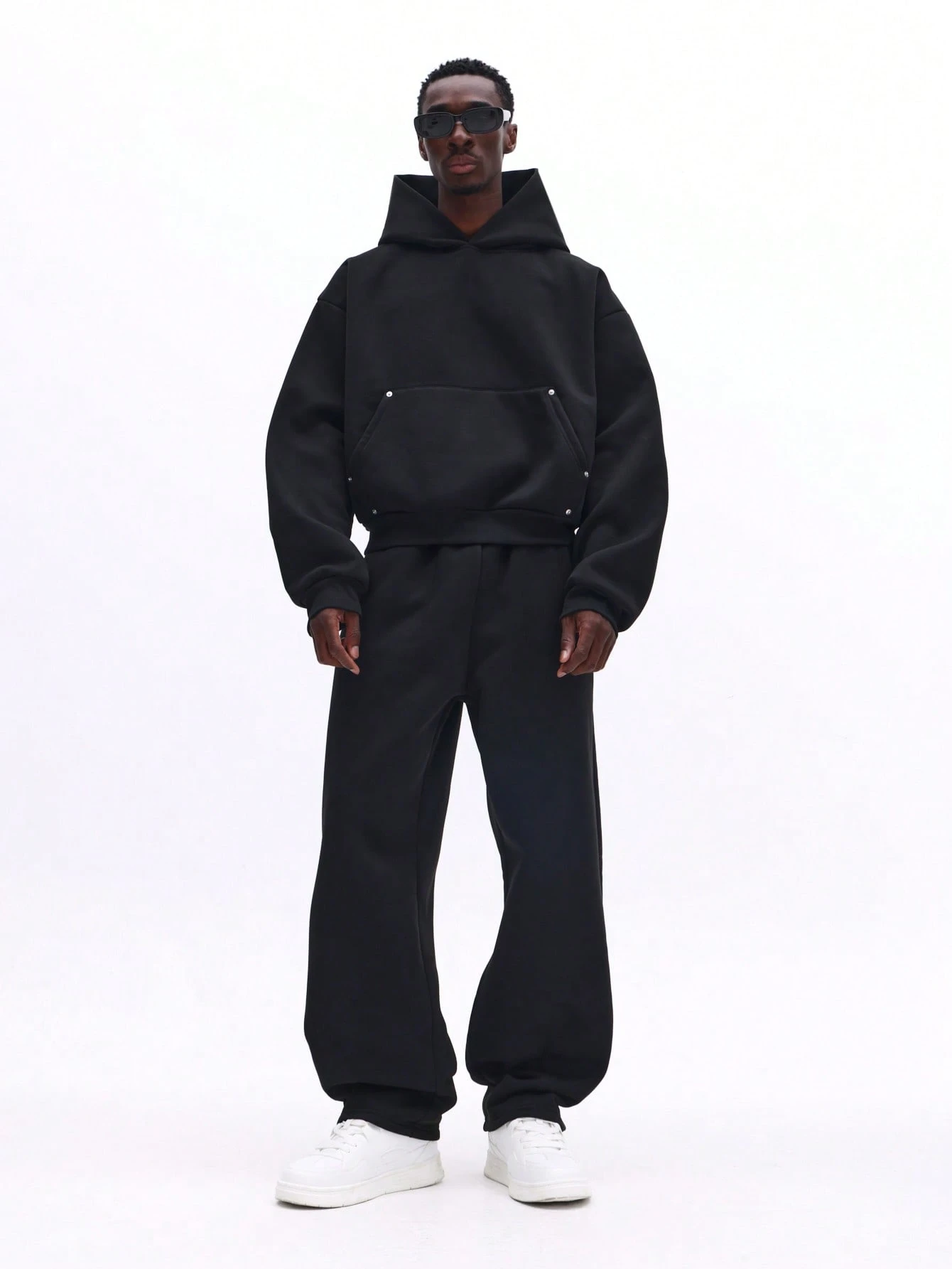Ensemble sweat à capuche et jogging oversize