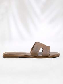 SHUZIA Women Comfy Everyday Summer Vacation Casual Flat Sandals For Christmas