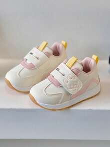 Zapatos mocasines infantiles de cuero sintético con dibujos animados, zapatos para niña, tenis para niño, tenis para niña, tenis de niña, tenis de niño, zapatillas sin cordones para jóvenes, adecuados para actividades al aire libre para el uso diario informal zapatos de niña. - Rosa - Ver 6