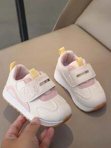 Zapatos mocasines infantiles de cuero sintético con dibujos animados, zapatos para niña, tenis para niño, tenis para niña, tenis de niña, tenis de niño, zapatillas sin cordones para jóvenes, adecuados para actividades al aire libre para el uso diario informal zapatos de niña. - Rosa - Ver 5