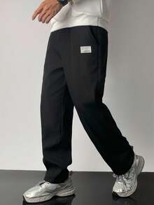 SHEIN بنطلون كاجوال مستقيم الساق مبطن حراريًا للمراهقين، مريح وقابل للتنوع، قماش ناعم، مناسب للارتداء اليومي، المدرسة، الخروجات، الأنشطة الخارجية، الخريف/الشتاء - رمادي - مشاهدة 6