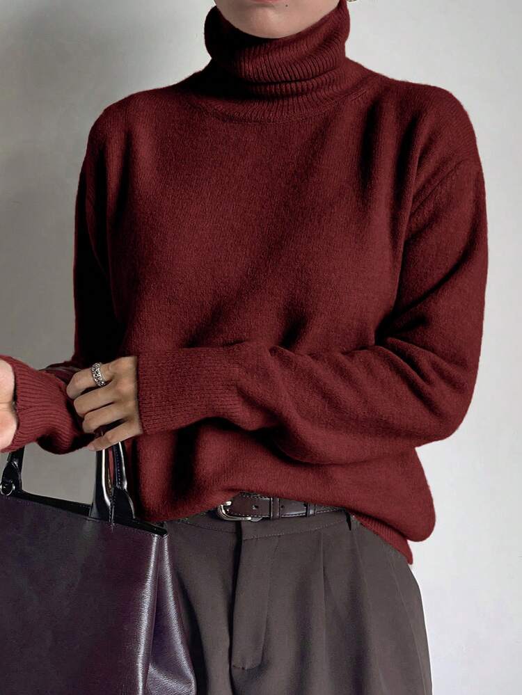 Women's Business Casual Turtleneck Sweater