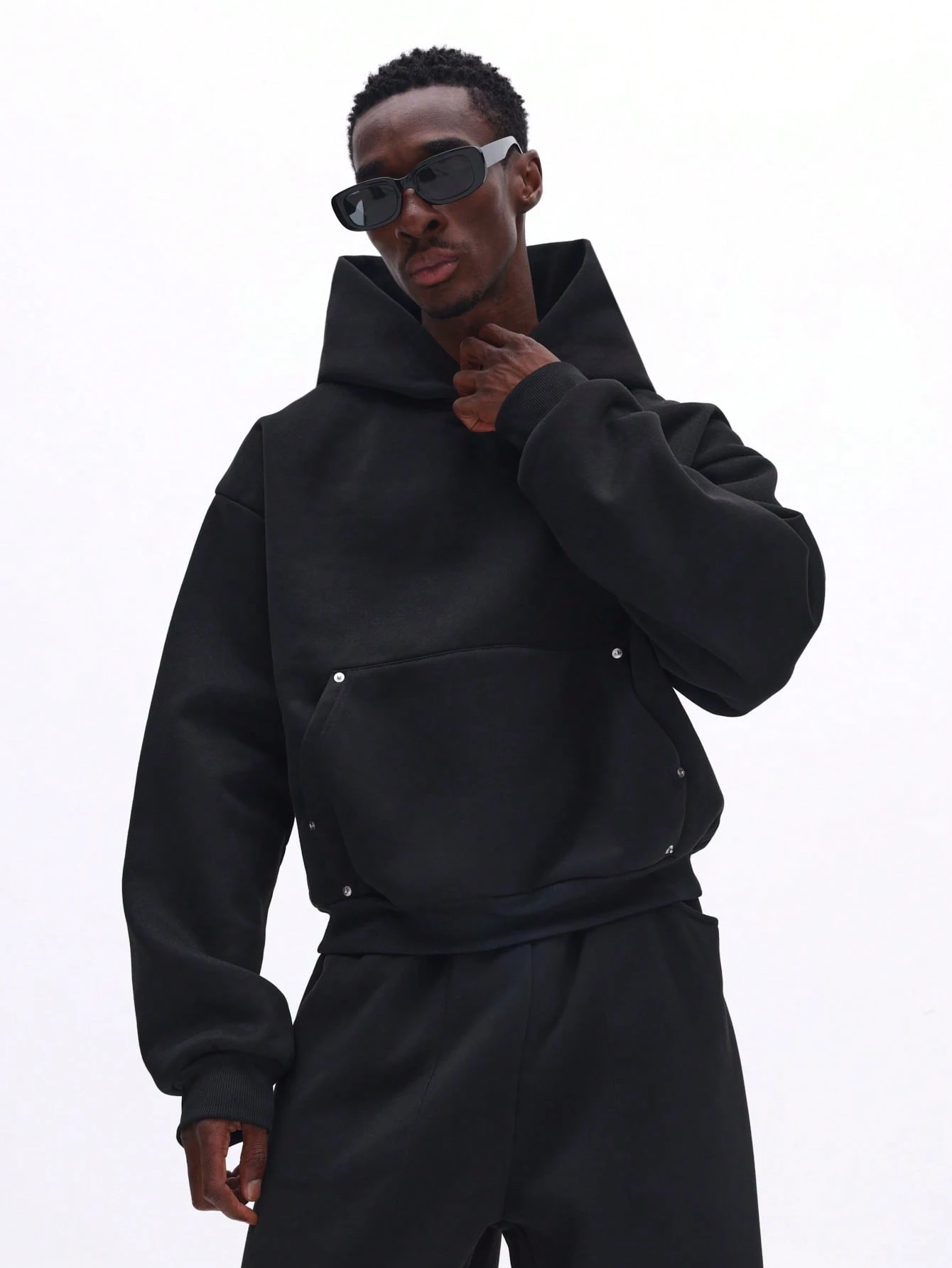 Ensemble sweat à capuche et jogging oversize