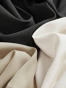 Anewsta 3 pares de pantalones elegantes y modernos de talle alto en beige, albaricoque y marrón, conjunto de atuendos para vacaciones, Año Nuevo, primavera/verano para mujeres - Multicolor - Ver 7