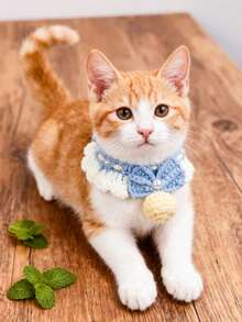 PETSIN 宠物可爱领结项圈围兜；宠物领结项圈；宠物针织项圈；宠物配件；宠物用品。