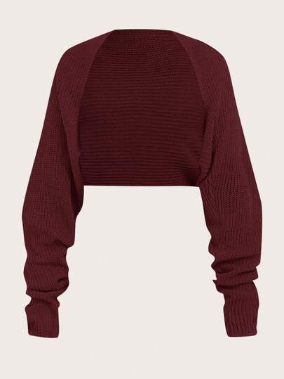 SHEIN Girlism Tween Girl V-Neck Sweater, Minimalist Fashion Casual Everyday