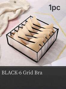 Caja de almacenamiento plegable y dividida, organizador de ropa interior para sostenes, bragas, calcetines, color aleatorio - Multicolor - Ver 14