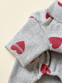 PETSIN 1 件宠物服装，狗/猫连帽衫，适合小型宠物，情人节 - 灰色 - 查看 5