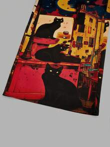 EMERY ROSE Quần ống rộng cạp cao in hoa cỡ lớn, kiểu dáng tối giản cho mặc hàng ngày, trang phục mùa xuân Valentine cho nữ, quần áo đơn giản dễ thương cho ngày lễ tình nhân, trang phục lễ hội, quần palazzo thanh lịch cho nữ. - Nhiều màu - Xem 4