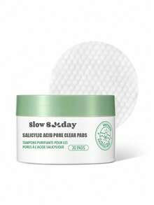 Almohadillas con ácido salicílico Slow Sunday, Suero con ácido salicílico, Suero facial aclarante para manchas oscuras, Reduce las marcas de las manchas, Adecuado para el verano, Y2K, Para fiestas y regalos, Ideal para fiestas - Blanco - Ver 7