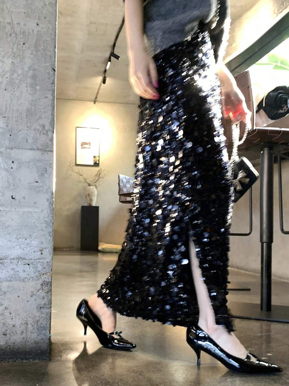 Women's Sequin Elegant Party Birthday Skirt New Years Women