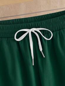 HIMLAND Bộ áo sơ mi tay ngắn họa tiết ngựa và quần dài thường ngày cho nam, mùa hè - Nhiều màu - Xem 5