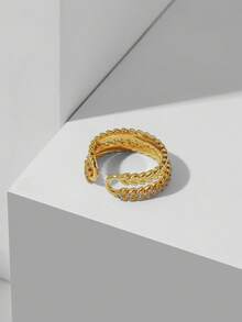 MOTF PREMIUM ANILLO DOBLE SIMPLE DORADO - Amarillo Oro - Ver 7