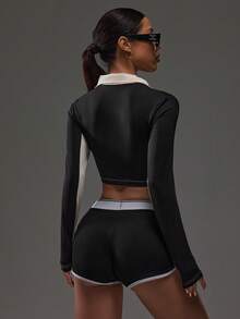 Dewbera Women's Casual Street Style Sports Jacket - Multicolor - View 4