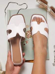 SHUZIA 女士时尚平底凉鞋 度假风 夏季鞋 春季鞋 春假鞋 复活节度假鞋 休闲鞋 沙滩鞋