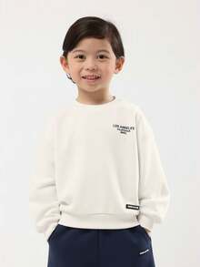 SUMWON Young Boys 洛杉矶加州套装 长袖卫衣阔腿裤两件套休闲街头风舒适校服度假装 - 彩色 - 查看 3