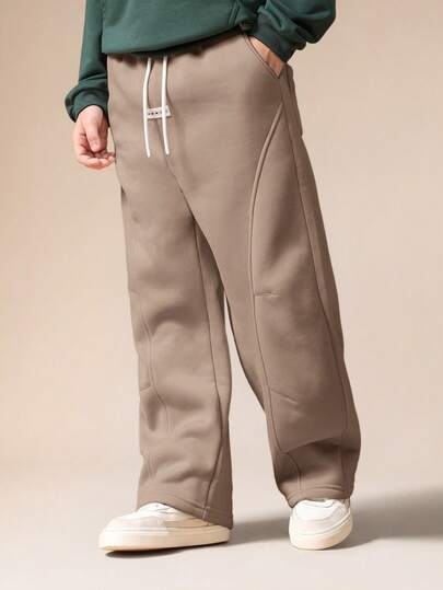  SUMWON Boys Casual Sweatpants With Drawstring Waist Comfortable Relaxed Fit For School And Everyday Wear Vacation