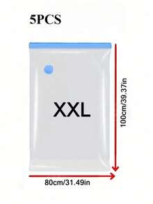 15/10/5/3pcs Vacuum Compression Storage Bags, Travel Garment Organizer Bags With Hand Pump, Multi-Size Options (3XL+2XL+XL+L+M+S), Household Luggage Bags, Dust-Proof Clothing Compression Bags, Wardrobe Storage Compression Bags, Foldable Storage Bags, Transparent Compression Bags, Bedding Compression Bags, Moisture-Proof Compression Bags - Multicolor - View 20