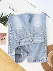 HIMARRI Women Jeans - Blue - View 2