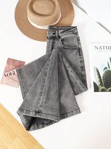 HIMARRI Mezclilla con estrellas mujer ropa vaquera de mujer  pantalones para mujer pantalones de dama pantalones vaqueros para mujer - Negro - Ver 5