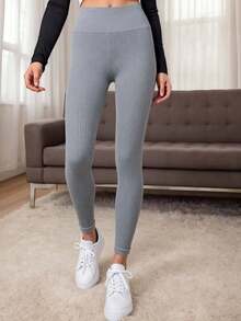 Women Leggings - Grey - View 3