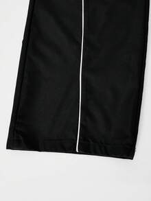 Sparklyn 2件套少女休闲宽松星花印花短款连帽T恤和运动裤套装 - 白色 - 查看 4