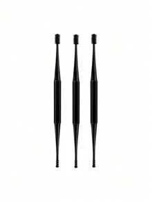 3PCS Spiral Double Headed Ear Cleaning Rod Silicone Brush Head, Portable Ear Cleaner,School,Back To School,Travel,Travel Essentials,Home Essentials,Ear Cleaner - Multicolor - View 6