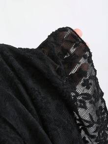 Sweetra Y2K Sexy Lace Asymmetric Shoulder Asymmetrical Hem Dress