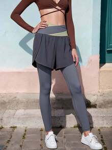 Women Leggings - Grey - View 1