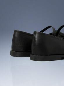 CUCCOO GRLICON Women's Buckle Design Casual Versatile Flat Loafers For Christmas - Black - View 4