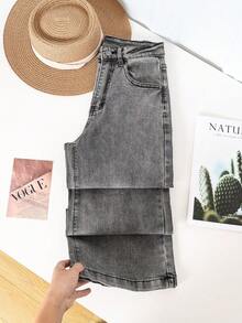 HIMARRI Mezclilla con estrellas mujer ropa vaquera de mujer  pantalones para mujer pantalones de dama pantalones vaqueros para mujer - Negro - Ver 3