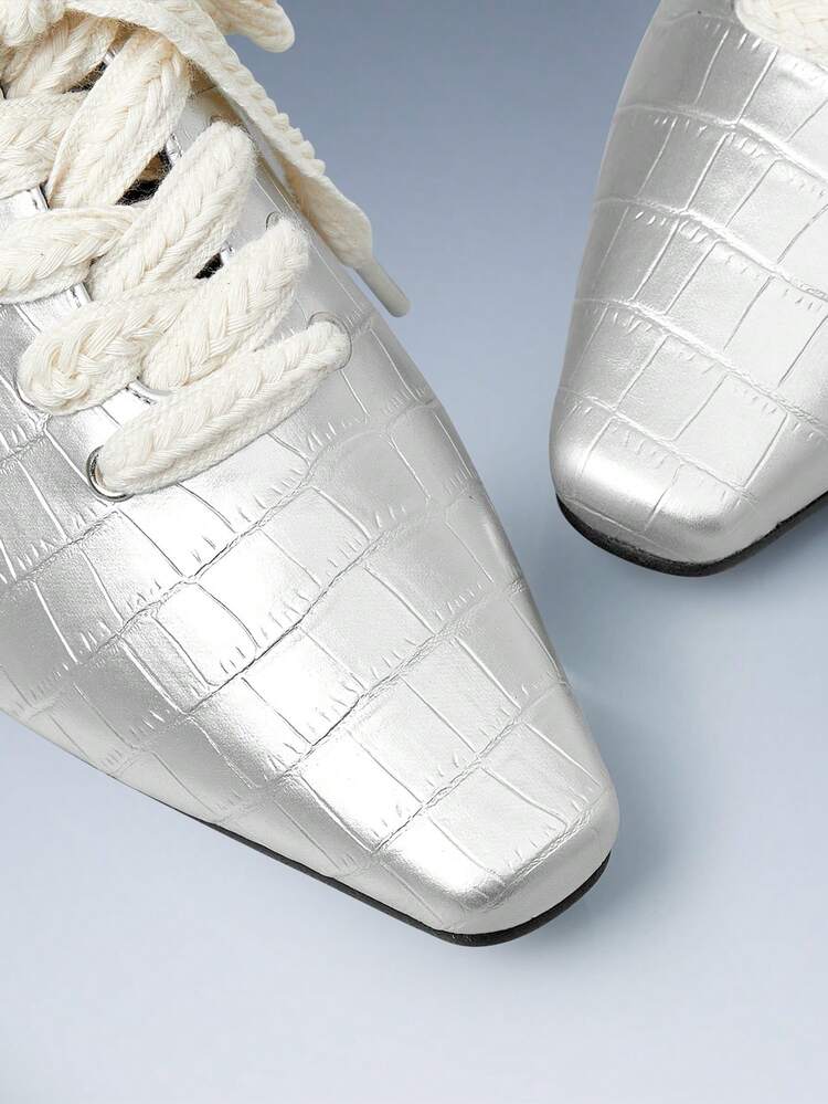 CUCCOO GRLICON Women's Square Toe Casual Everyday Versatile Chunky Heel Pumps For Christmas