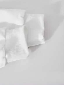 Sparklyn 2pcs/Set Teen GirlCasual Loose Star & Flower Print Cropped Hoodie T-Shirt And Sports Pants Outfit - Navy Blue - View 3