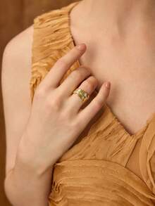 MOTF PREMIUM WOMEN SINGLE RING - Yellow Gold - View 5