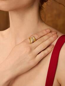 MOTF PREMIUM WOMEN SINGLE RING - Gold - View 5