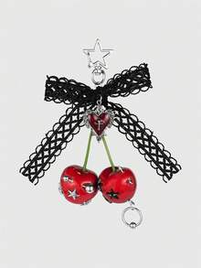 ROMWE Kawaii Bag Charms - red and black - View 1