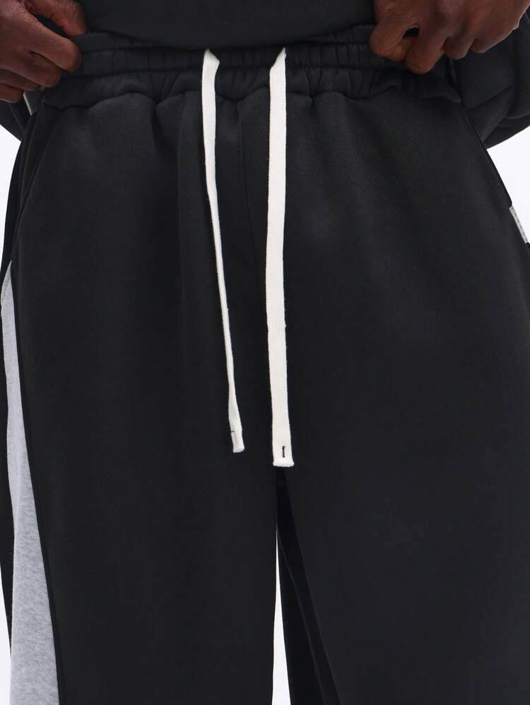 Wide Leg Color Block Sweatpants