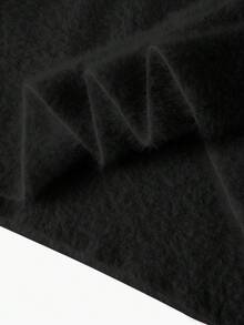 MOTF PREMIUM 两件套毛衣套装：亮片装饰高领毛衣和阔腿针织裤，优雅适合秋冬季派对。 - 黑色 - 查看 7