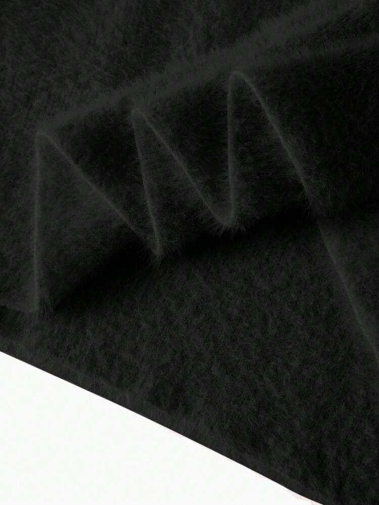 2PCS SWEATER SET: SEQUIN EMBELLISHED MOCK NECK SWEATER AND WIDE LEG KNIT PANTS, ELEGANT FOR AUTUMN/WINTER PARTY