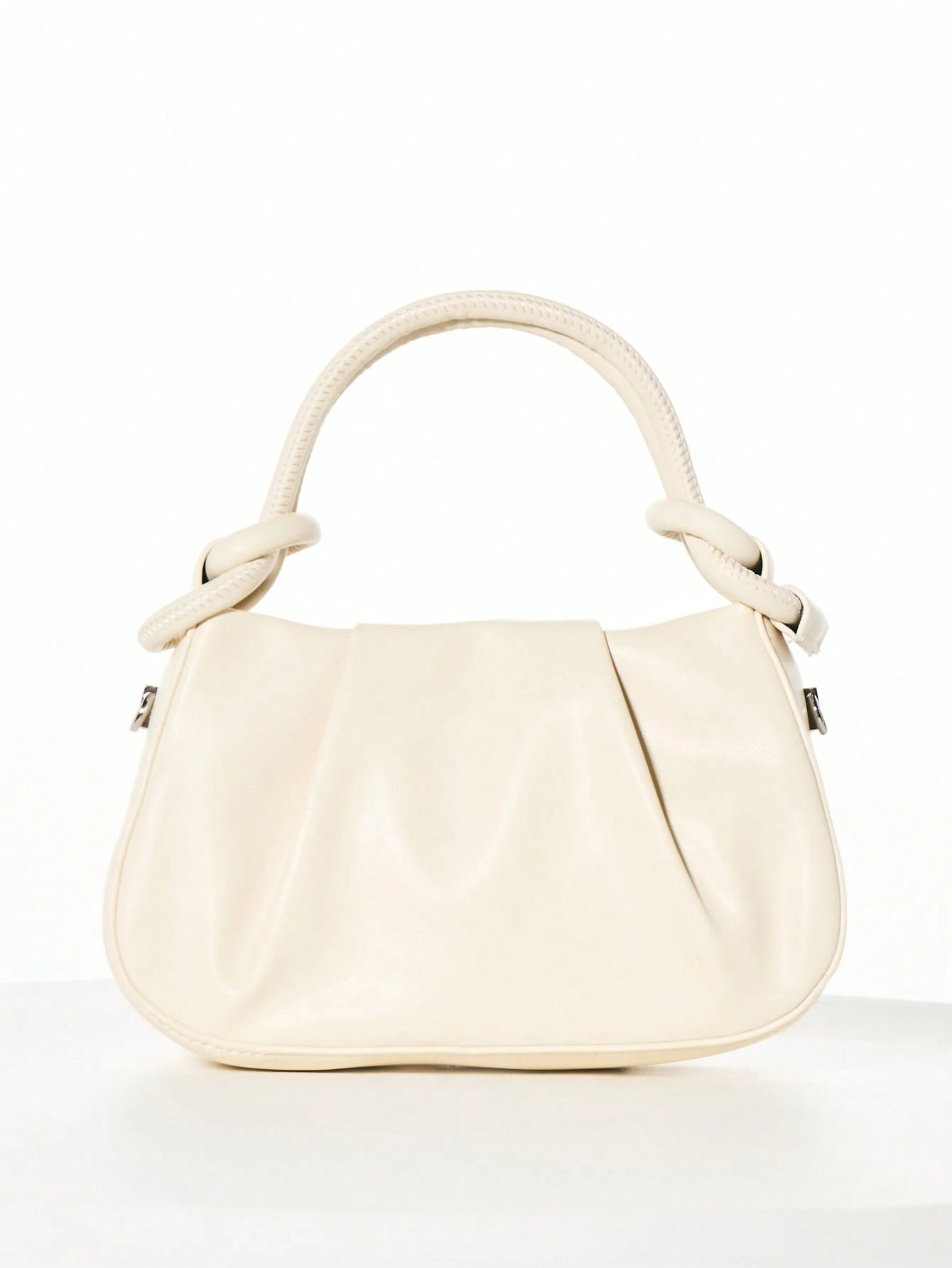 KIZN Mini-Hobo-Tasche mit geknotetem Griffdesign