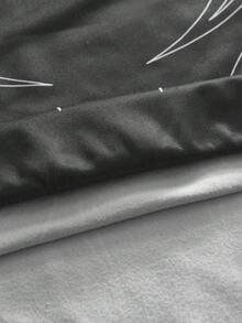 AXEPEAK Street Casual Hip Hop Cropped Loose Fit Men Pullover Pullover Sweatshirt - Multicolor - View 4