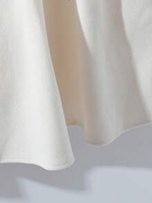 GlowEve 女士纯色休闲日常保暖半身裙 - 杏色 - 查看 4