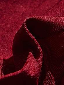 EmpressEnvy Conjunto de lencería para mujer con encaje empalmado, sujetador y ropa interior - Burdeos - Ver 7